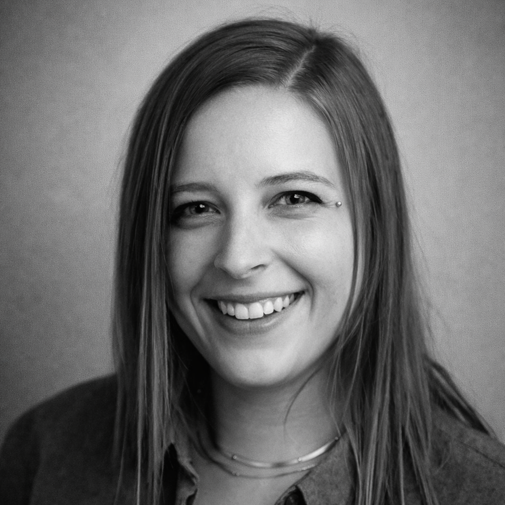 Collective Pallet Employee Headshot Owner Kendra Perkins Black & White